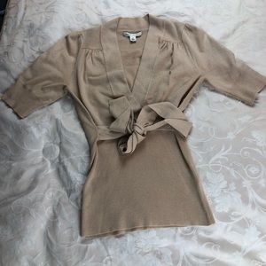 Merino knit belted sweater!